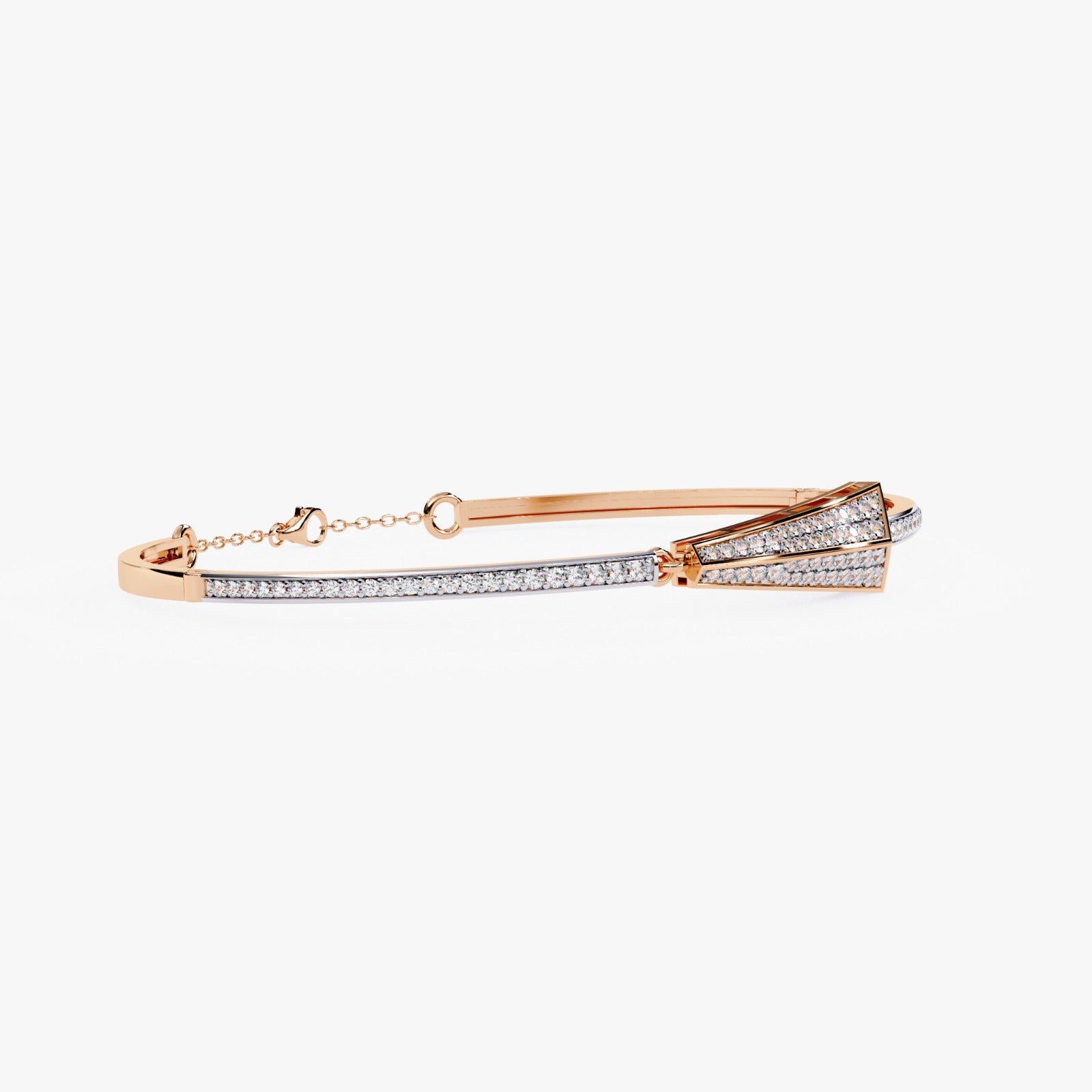 Solitairekart 0.55ct Lab Grown Diamond Arrow Bracelet
